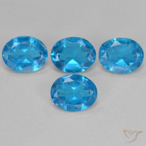 Shop natural 1.45ct 紺碧の青 アパタイト gems, 楕円形, from マダガスカル at GemSelect. In stock, global shipping!