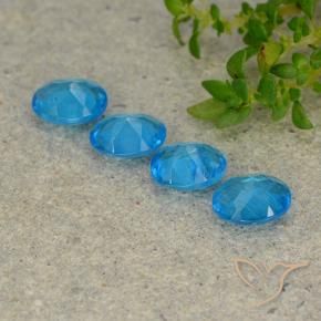 Shop natural 1.23ct 紺碧の青 アパタイト gems, 楕円形, from マダガスカル at GemSelect. In stock, global shipping!