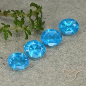 Shop natural 1.49ct 紺碧の青 アパタイト gems, 楕円形, from マダガスカル at GemSelect. In stock, global shipping!