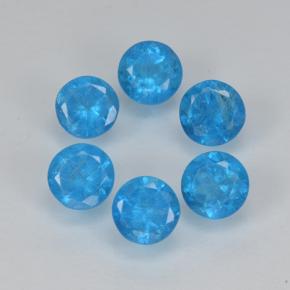 自然派の商品を探す 1.24ct 濃いブルー アパタイト 宝石, ラウンドカット, マダガスカル からGemSelectで. 在庫あり、世界各国へ発送!
