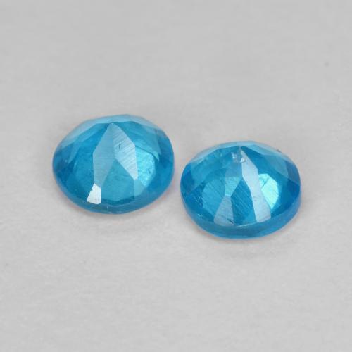 自然派の商品を探す 0.38ct ブルー アパタイト 宝石, ラウンドカット, マダガスカル からGemSelectで. 在庫あり、世界各国へ発送!