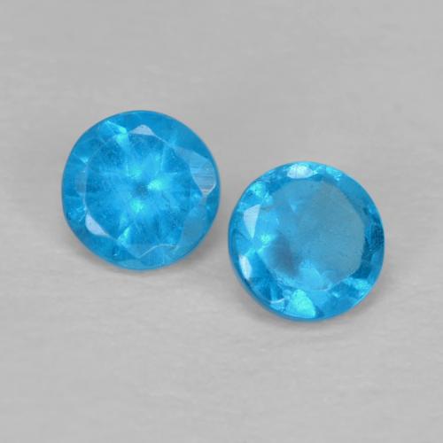 自然派の商品を探す 0.37ct 濃いブルー アパタイト 宝石, ラウンドカット, マダガスカル からGemSelectで. 在庫あり、世界各国へ発送!