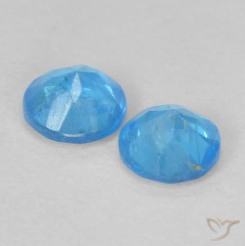Shop natural 0.37ct 濃いベイビーブルー アパタイト gems, ラウンド, from マダガスカル at GemSelect. In stock, global shipping!