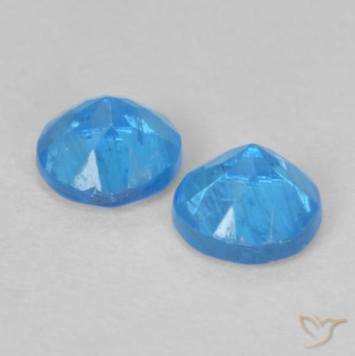 Shop natural 0.38ct 濃いベイビーブルー アパタイト gems, ラウンド, from マダガスカル at GemSelect. In stock, global shipping!
