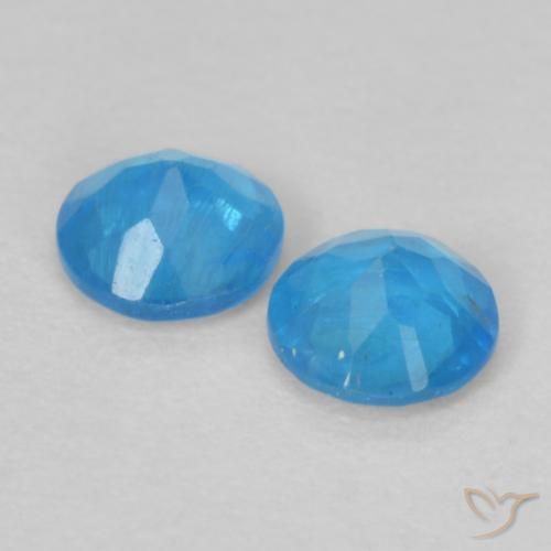 Shop natural 0.33ct 濃い紺碧の青 アパタイト gems, ラウンド, from マダガスカル at GemSelect. In stock, global shipping!