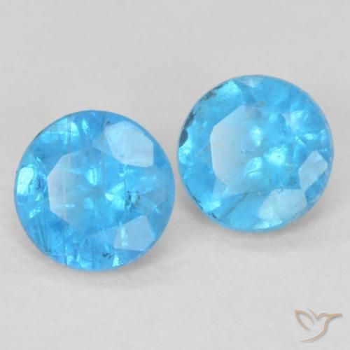 Shop natural 0.33ct 濃いブルー アパタイト gems, ラウンド, from マダガスカル at GemSelect. In stock, global shipping!