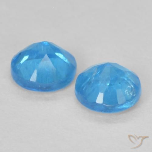 Shop natural 0.38ct 濃いアズール アパタイト gems, ラウンド, from マダガスカル at GemSelect. In stock, global shipping!