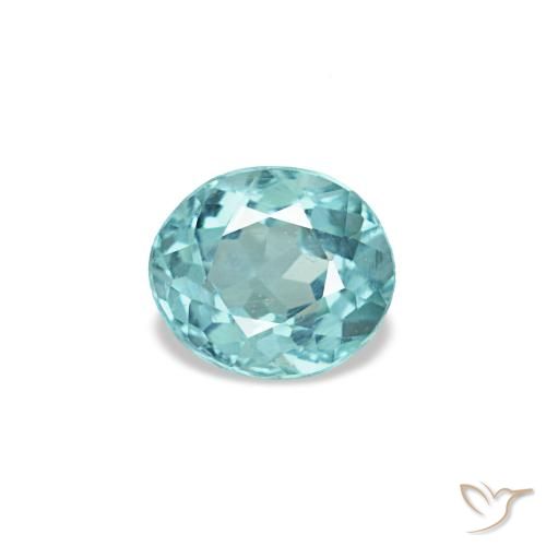 0.23ct ターコイズ アパタイト, 楕円形, VVS