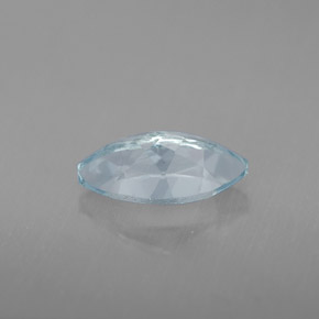 1.12カラットの天然ライトブルーアクアマリン（9.9×5.2 mm・マーキス）
