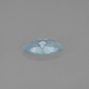 0.94カラットの天然ライトブルーアクアマリン（10.1×5.2 mm・マーキス）