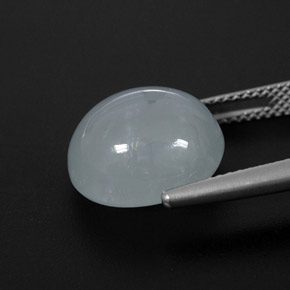 8.35カラットの天然ライトブルーアクアマリン、透明、透明/半透明