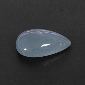 11.84カラットの天然ライトブルーアクアマリン（20×12.8 mm・透明）