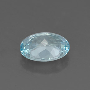 1.55カラットの天然ライトブルーアクアマリン（8.9×7.2 mm・オーバルカット）