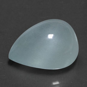 11.50カラットの天然ライトブルーアクアマリン（16.2×12.4 mm・透明）
