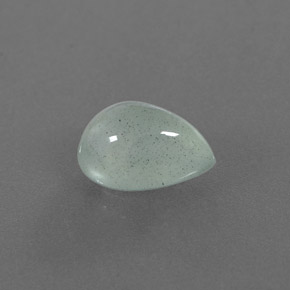 2.54カラットの天然ライトブルーグリーンアクアマリン（10.2×7 mm・透明）