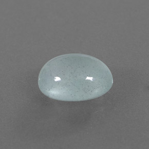 2.57カラットの天然ライトブルーグリーンアクアマリン（9.9×7.7 mm・透明）