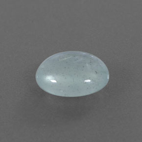 2.39カラットの天然ライトブルーグリーンアクアマリン（10.2×8.6 mm・透明）