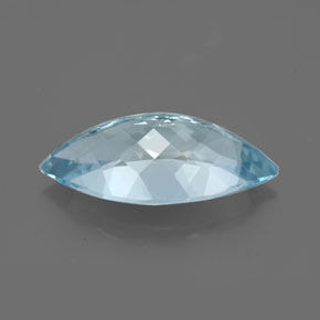 3.40カラットの天然ライトブルーアクアマリン（15.8×8.1 mm・マーキス）