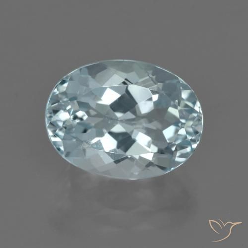 6.52ct 天然 ライトブルー アクアマリン, 楕円形, VVS