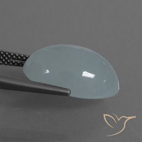 9.63カラットの天然薄いグリーンブルーアクアマリン（16.2×11.6 mm・オーバルカット）