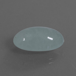9.92カラットの天然薄いグリーンブルーアクアマリン（18.1×11 mm・オーバルカット）