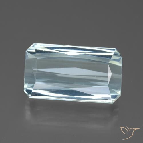 11.87カラットのブルーアクアマリン、17.4 x 10mmの八角形カット、マダガスカル産, Photo A
