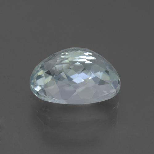 3.10カラットの天然薄いアクアブルーアクアマリン（10.7×7.8 mm・オーバルカット）