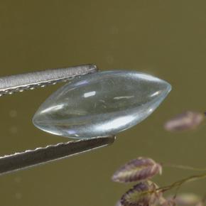 1.06カラットの天然ライトブルーアクアマリン、マーキーズ、透明