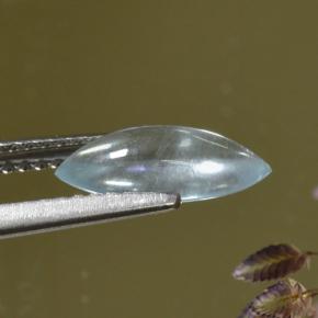 1.06カラットの天然ライトブルーアクアマリン、マーキーズ、透明