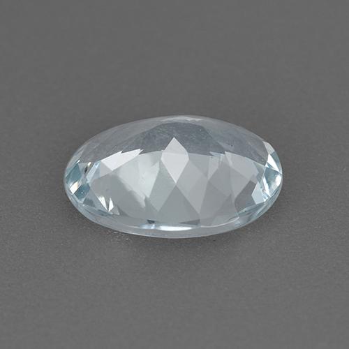 1.38カラットの天然ライトブルーアクアマリン（9.1×7.2 mm・オーバルカット）