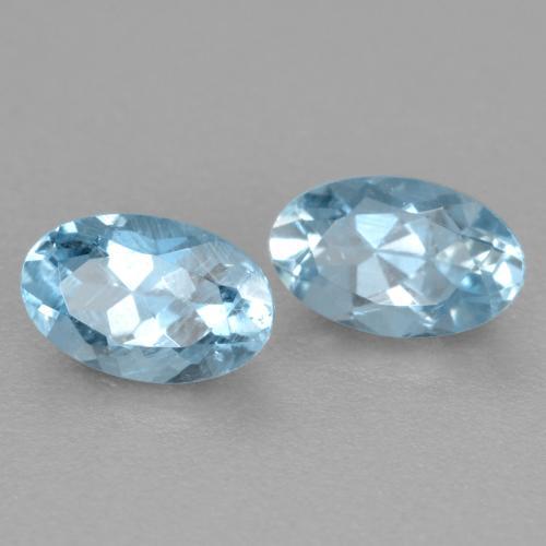 自然派の商品を探す 0.51ct ライトブルー アクアマリン 宝石, オーバルカット, インド からGemSelectで. 在庫あり、世界各国へ発送!