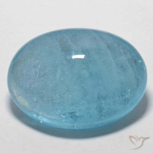 56.63ct 天然 エールブルー アクアマリン, 楕円形, 透明