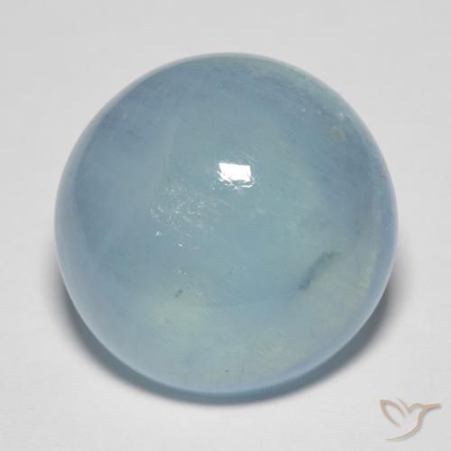 17.01ct 天然 薄いティール アクアマリン, ラウンド, 透明
