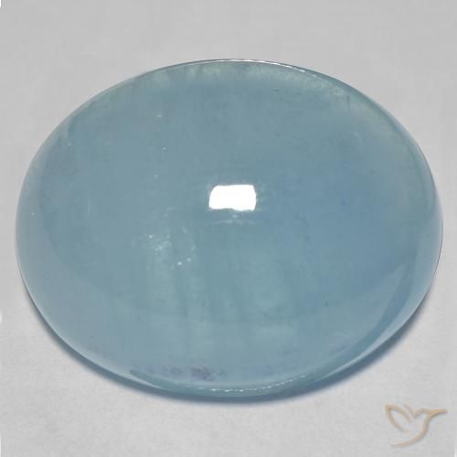 41.14ct 天然 緑がかったブルー アクアマリン, 楕円形, 透明