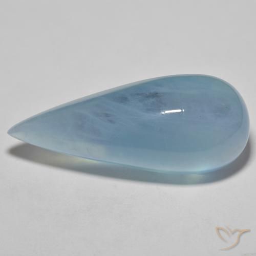 33.43ct 天然 ベイビーブルー アクアマリン, 洋梨の形, 透明