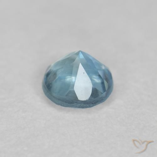 0.20カラットの天然スイスブルーアクアマリン、ラウンド、VS-SI