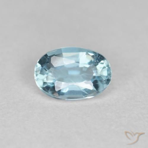 0.33ct 天然 スカイブルー アクアマリン, 楕円形, VS