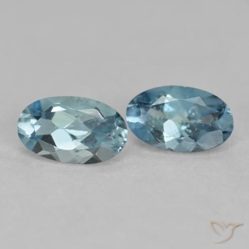 Shop natural 0.49ct とても薄いブルー アクアマリン gems, 楕円形, from インド at GemSelect. In stock, global shipping!