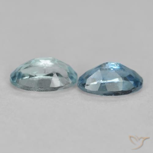 Shop natural 0.49ct とても薄いブルー アクアマリン gems, 楕円形, from インド at GemSelect. In stock, global shipping!