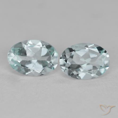 Shop natural 1.12ct 薄いアクアブルー アクアマリン gems, 楕円形, from インド at GemSelect. In stock, global shipping!