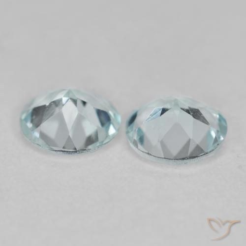 Shop natural 0.66ct とても薄いブルー アクアマリン gems, ラウンド, from インド at GemSelect. In stock, global shipping!