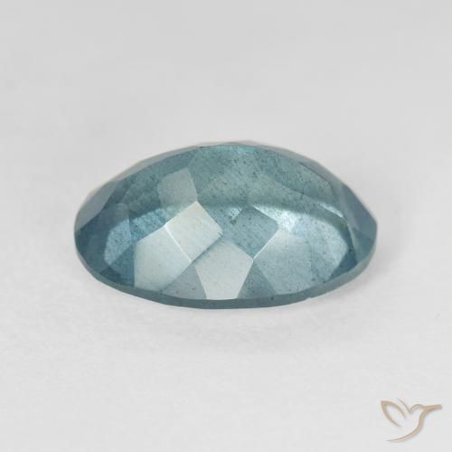 5.55カラットの天然Light Bluish Turquoiseアクアマリン（14×9.8 mm・オーバルカット）