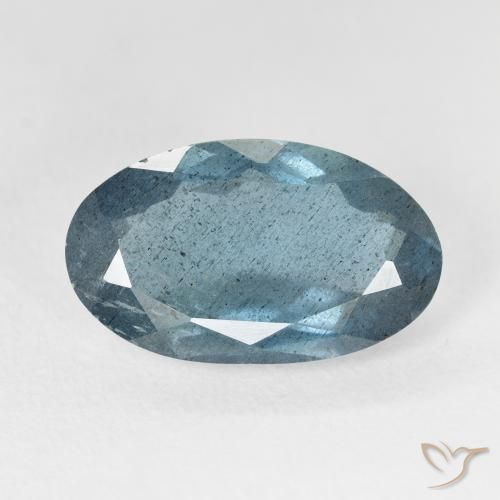 5.79カラットの天然ライトブルーグリーンアクアマリン、楕円形、VS-SI