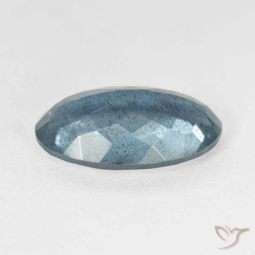5.79カラットの天然ライトブルーグリーンアクアマリン、楕円形、VS-SI