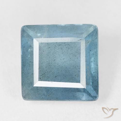 4.81ct 天然 Light Bluish Turquoise アクアマリン, 四角形, VS-SI