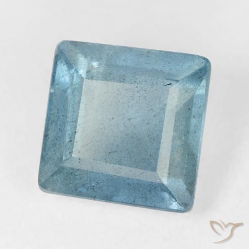 4.81カラットの天然Light Bluish Turquoiseアクアマリン、四角形、VS-SI