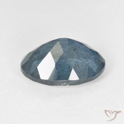 5.08カラットの天然ディープブルーアクアマリン（13.5×9.8 mm・オーバルカット）