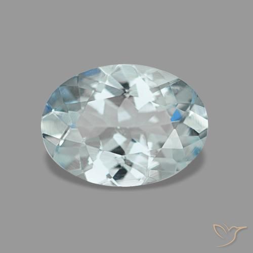 0.96ct ターコイズ アクアマリン, 楕円形, VVS