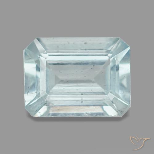 1.45ct ブルー アクアマリン, エメラルドカット, VS