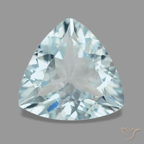 1.74ct ブルー アクアマリン, トリリアント, VS